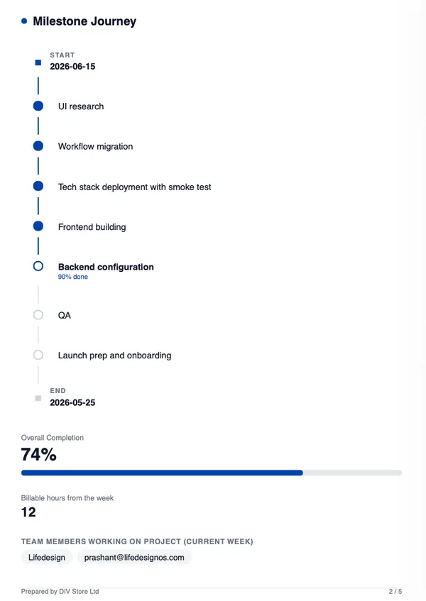 Client Report Generator — raw screenshot 2