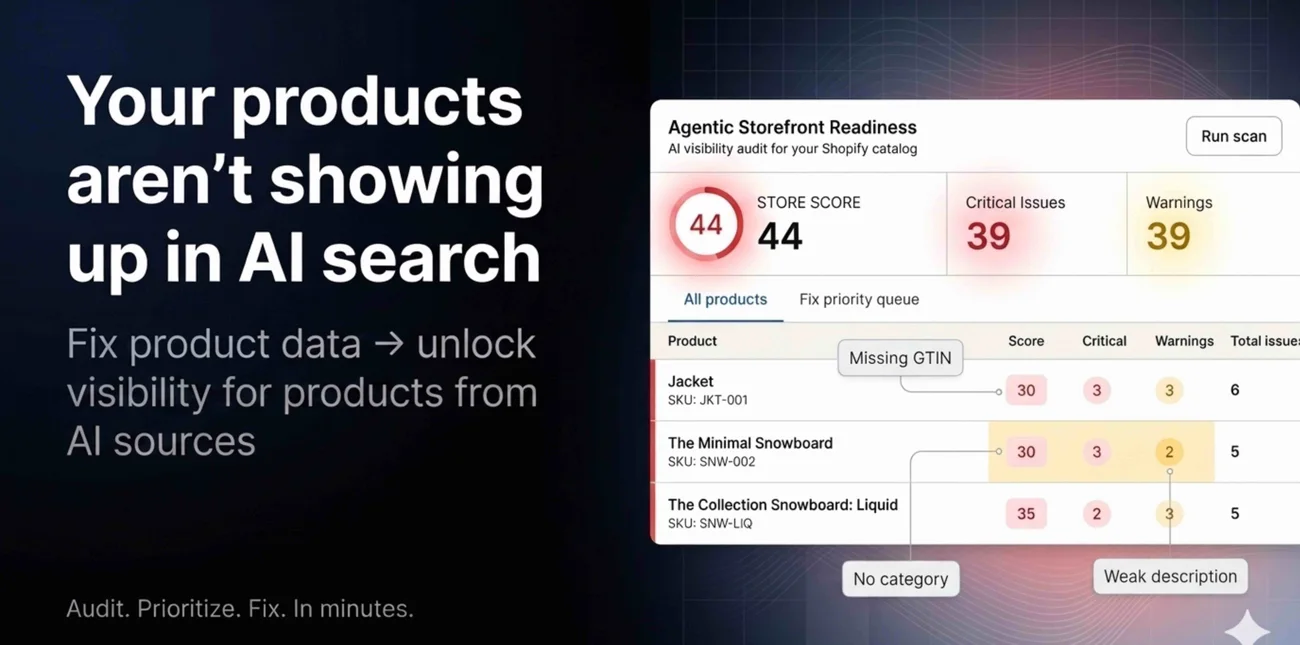 Product Hunt gallery image example — AI visibility app